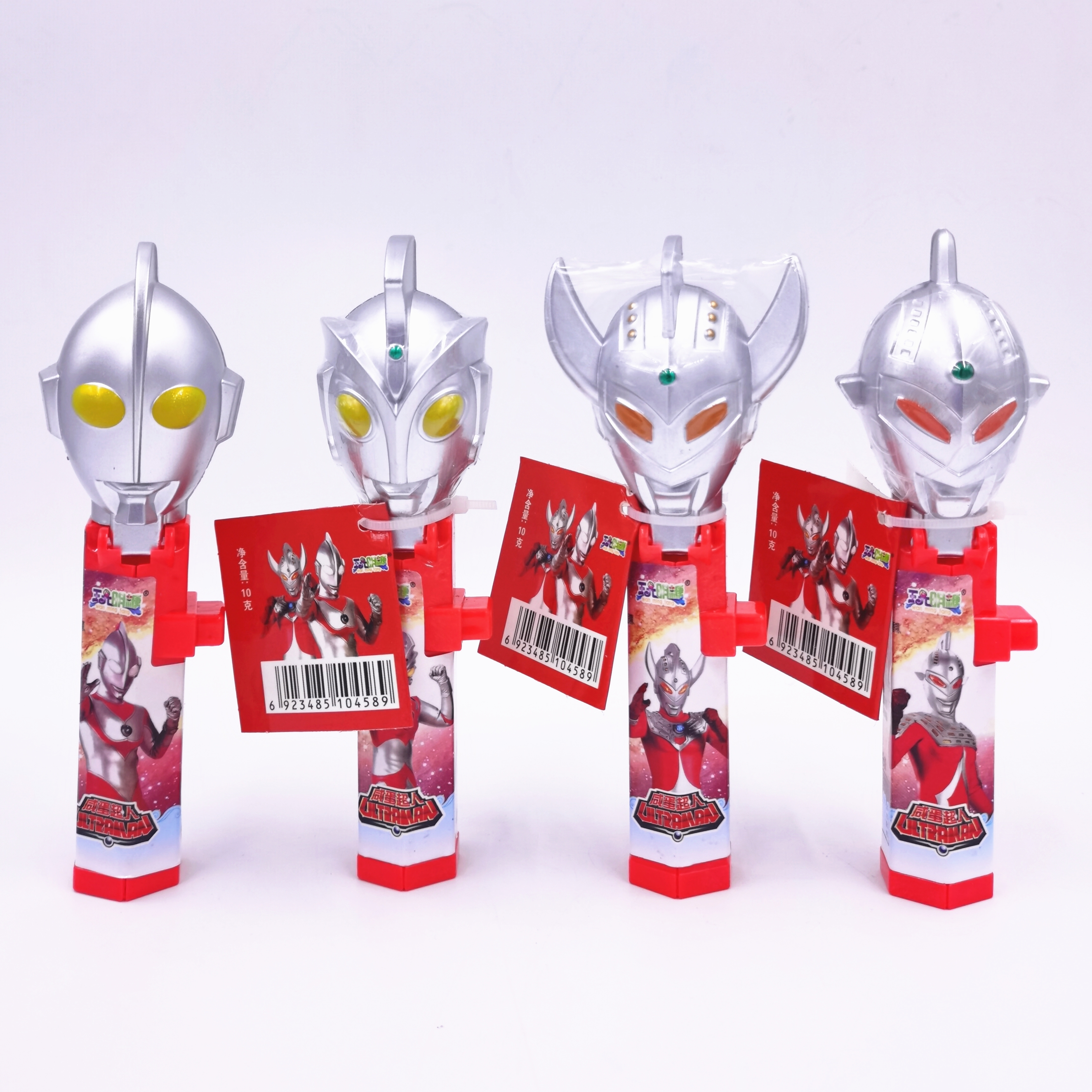 超人棒棒奥特曼棒棒糖糖果机器人小朋友超市柜台专卖传统糖果