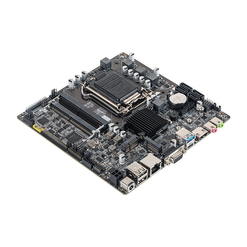 立人h410t迷你itx台式机工业高性能工控主板10代主板