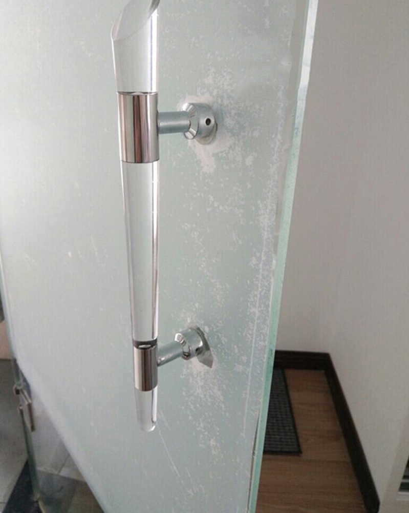 水晶无框玻璃玻璃门门拉手卫生间淋浴浴室木门大门大拉手
