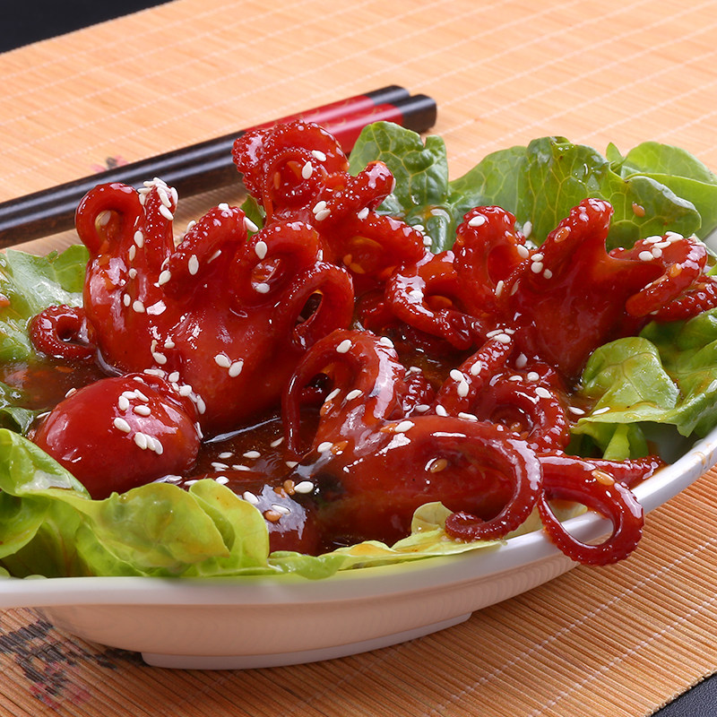 味付芝麻八爪鱼 寿司材料 日本料理前菜 150g 小只日式章鱼