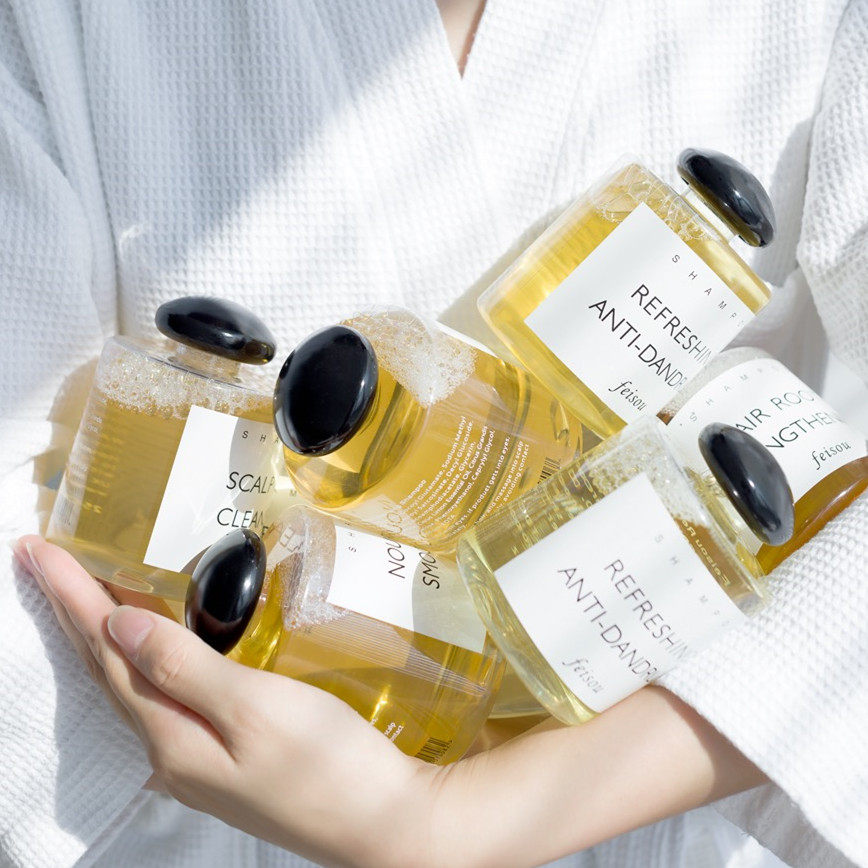 英国小众本土feisou氨基酸硅油洗发水生姜防脱控油洗发水