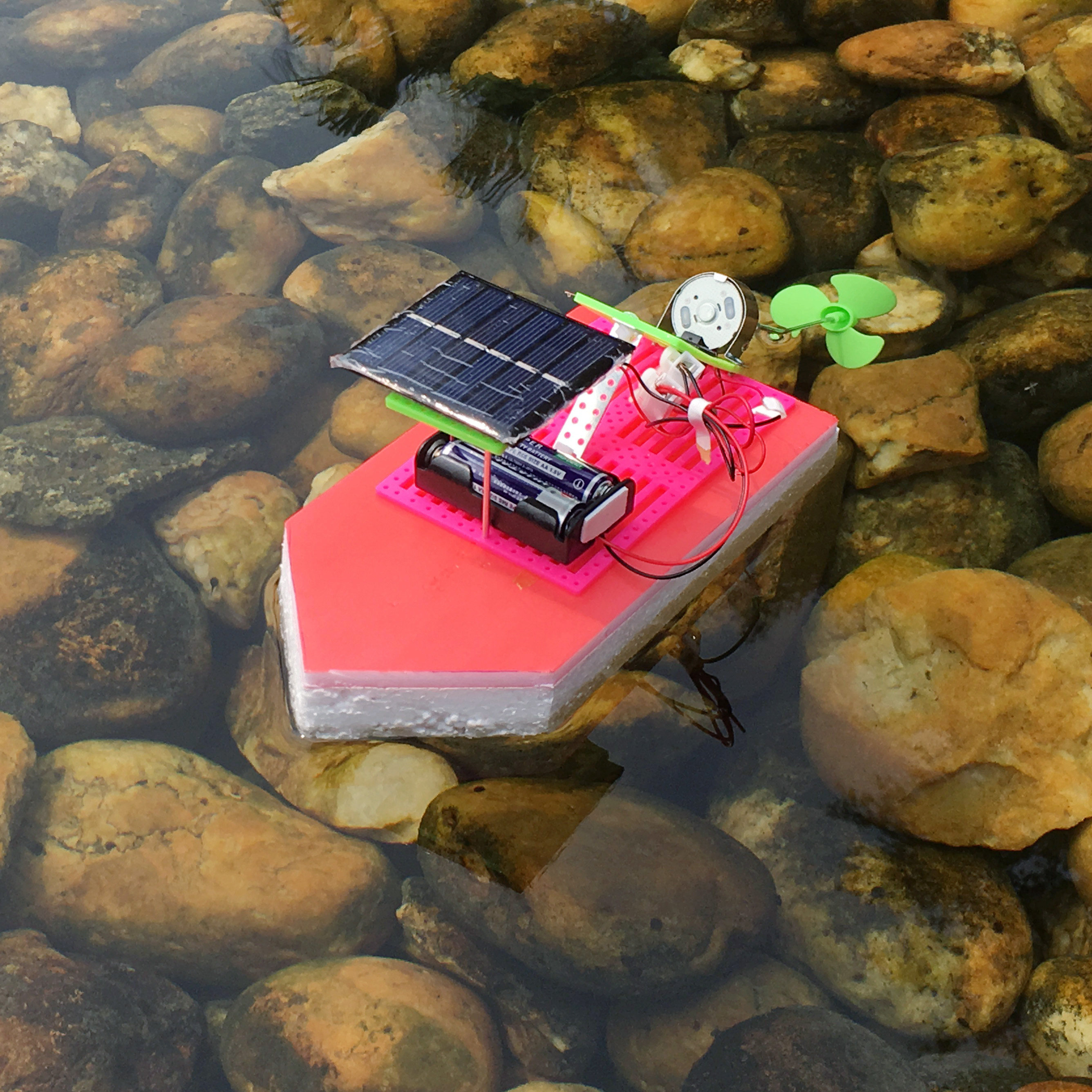 diy模型小学初中科技学实验箱泡沫快艇小船发明制作手工拼装包邮