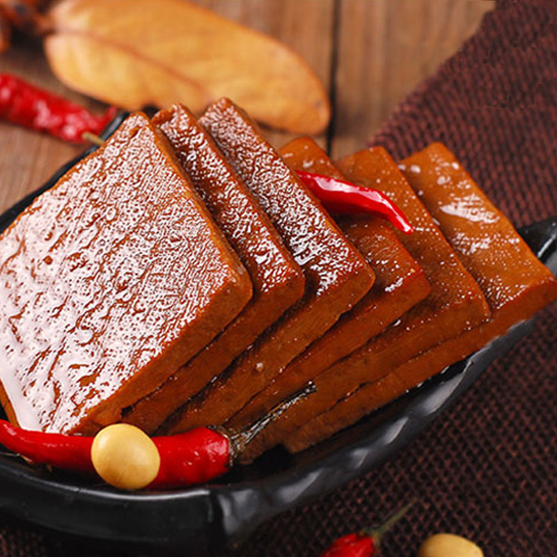 黄山特产五城龙湾茶干豆腐干五香麻辣干豆干即豆腐干