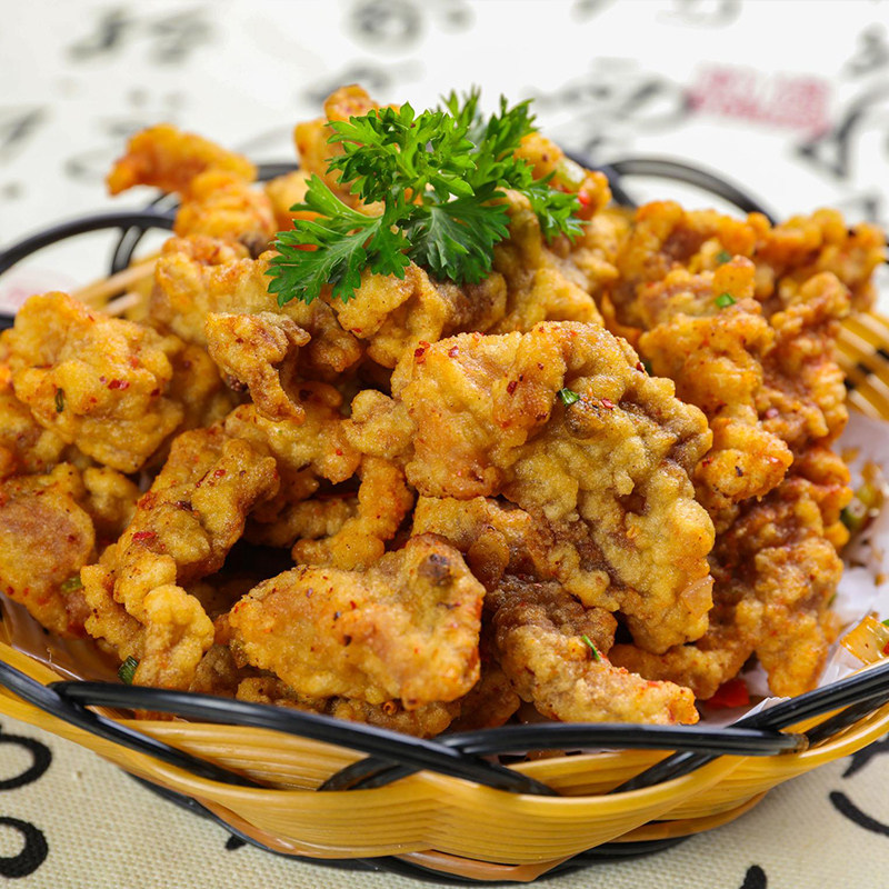 小酥肉1kg油炸小酥肉半成品农家油炸肉条火锅食材小吃鸭肉鸡肉条