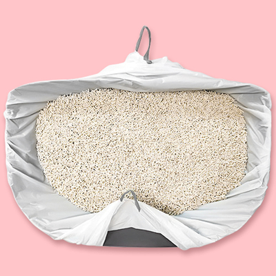 猫砂袋宠物用大号抽绳式垃圾袋加厚免铲一次性拾便袋猫屎塑料袋