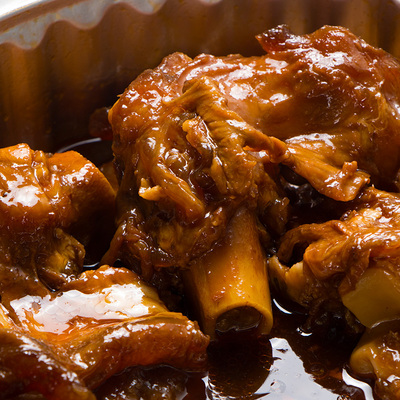 月盛麻辣羊拐北京清真即食脊骨调料汤肉1500g牛肉类