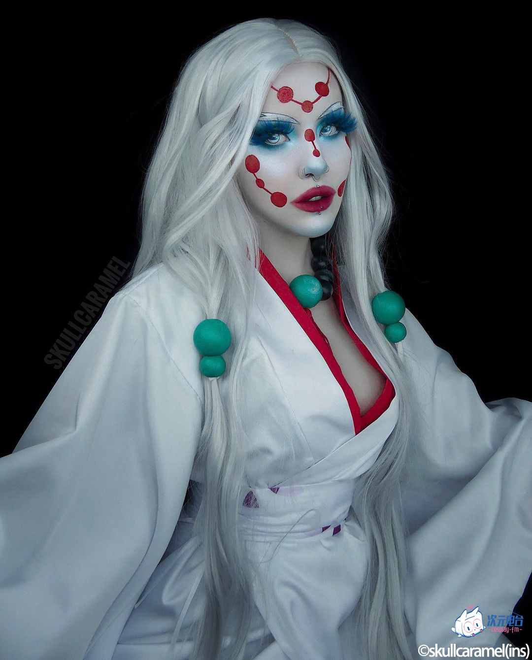 cosplayfm鬼灭之刃蜘蛛鬼累妈妈cos服装日式和服cosplay女装