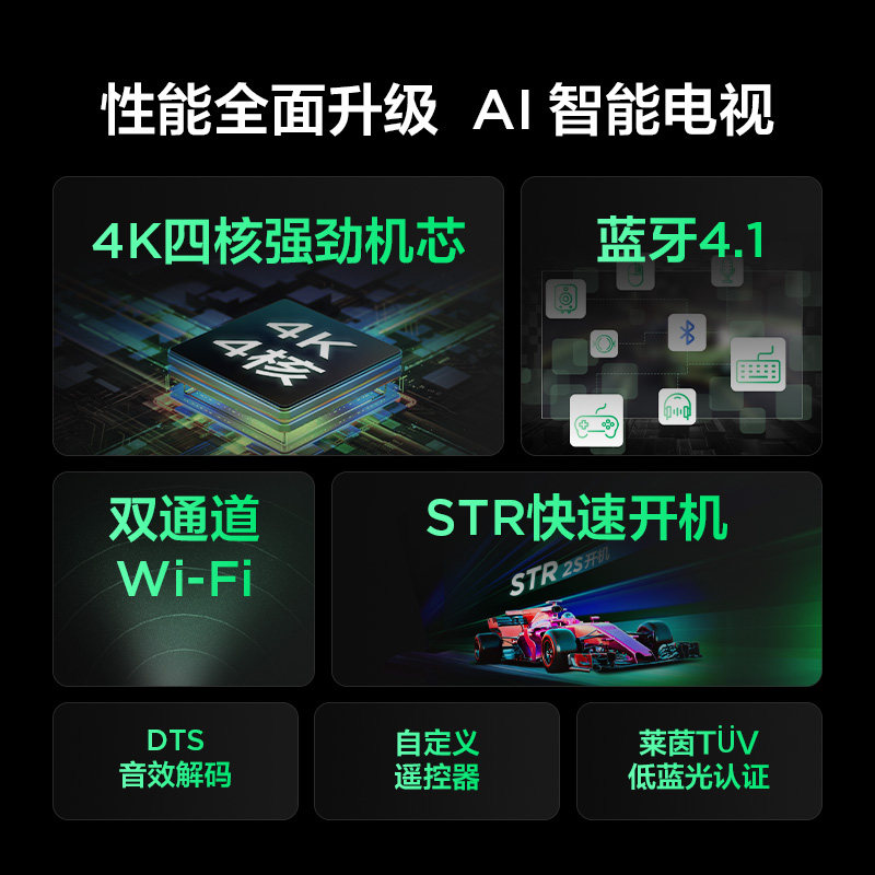 tcl雷鸟雀5se43英寸高画质家庭防蓝光智能网络平板电视机