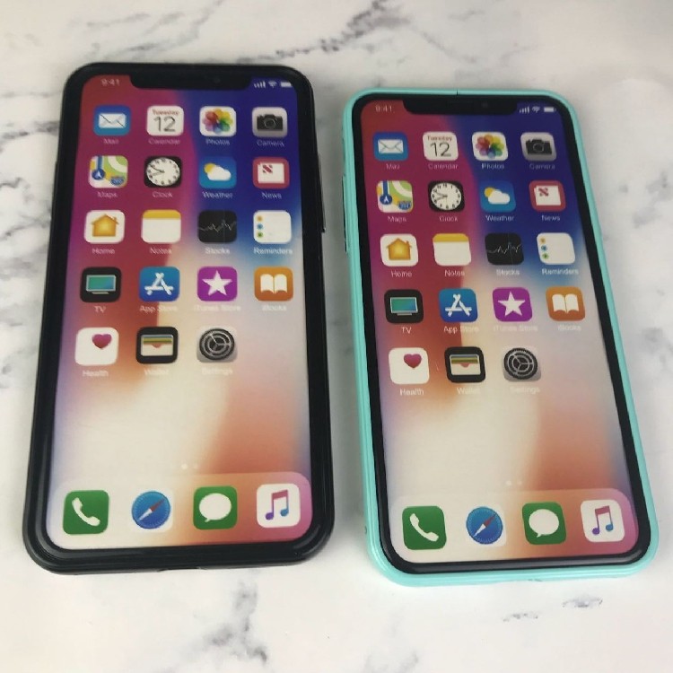 苹果x黑色白色边框壳超薄金属边框卡扣iphonex彩色简约防摔外框套