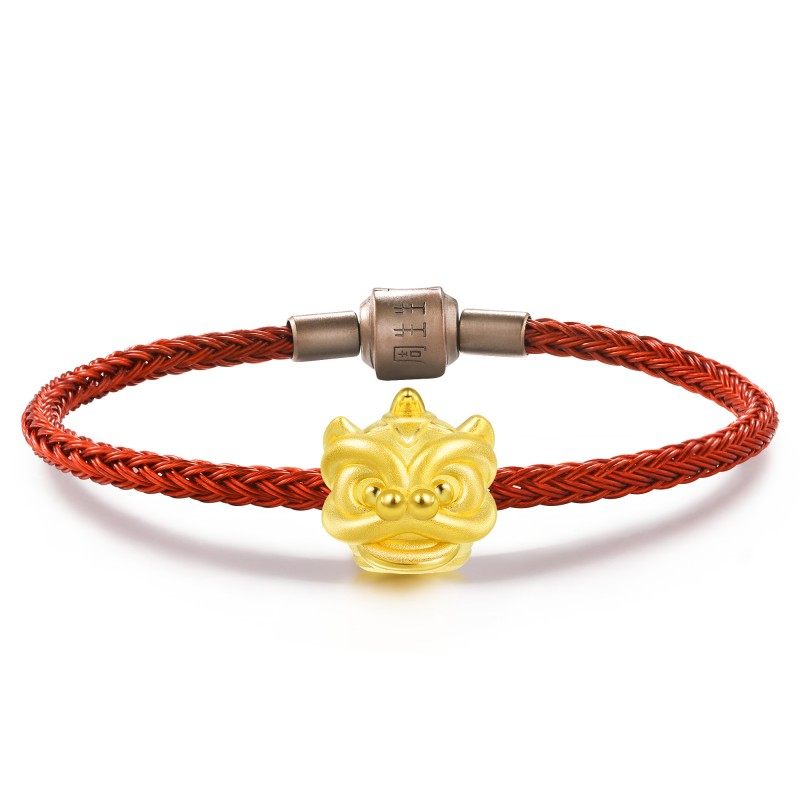 周生生charme文化祝福系列黄金足金醒狮转运90023c定价路路通