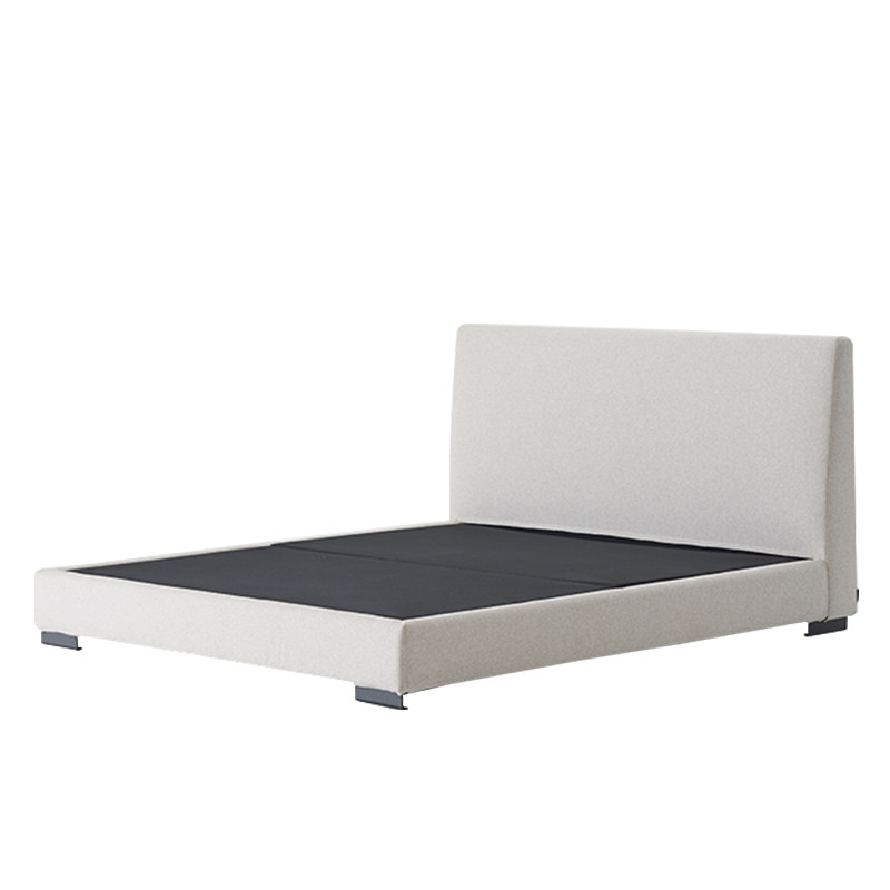 coconordicwoods北欧现代平板拆洗简约双人布艺软包布艺床