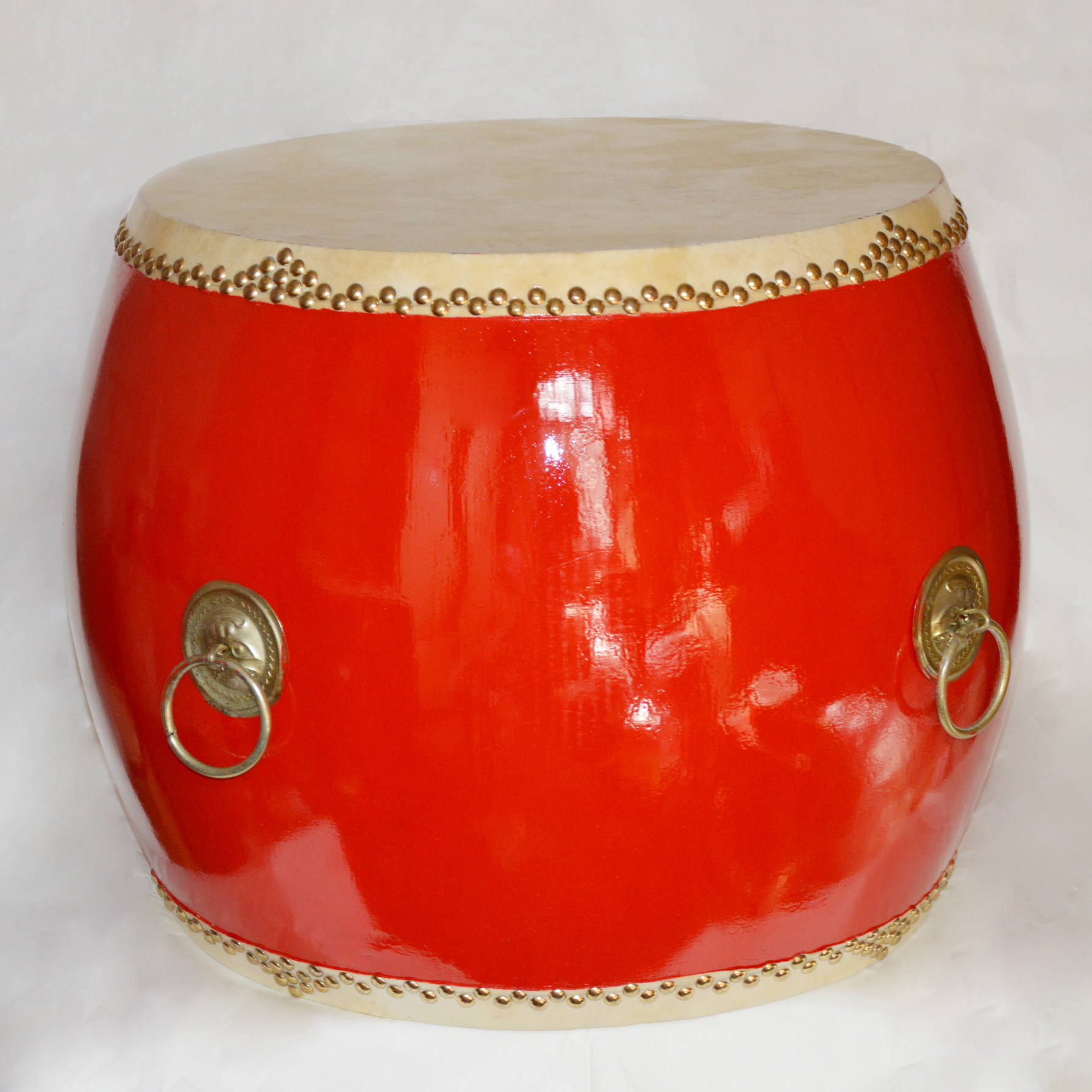 包邮牛皮牛皮堂堂鼓打击玩具鼓盘教具鼓中鼓扁堂鼓