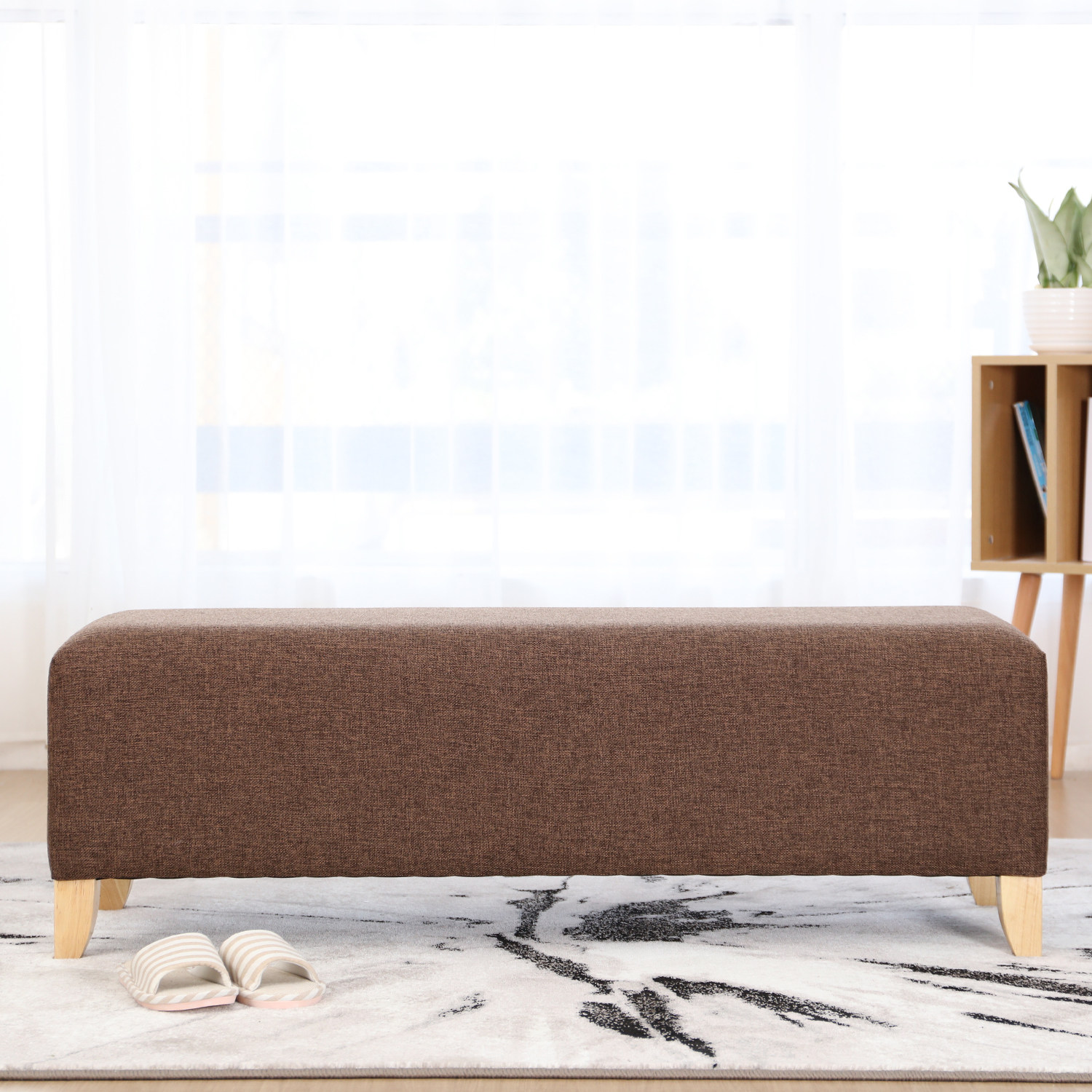 沙发凳子长方形长条条凳布艺矮凳长凳服装店换鞋换鞋凳