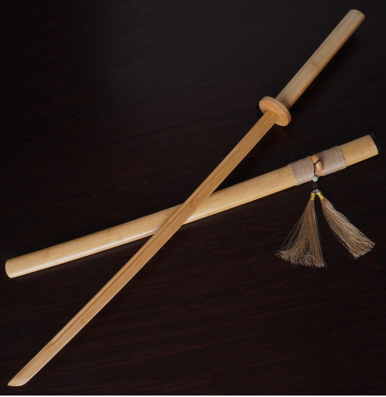 剑道道木刀带鞘日本武士训练练习实木日式刀剑刀