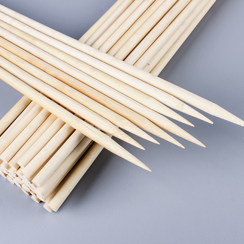 棉花糖竹签60cm80mm一次性花店包装专用手工手工艺竹签