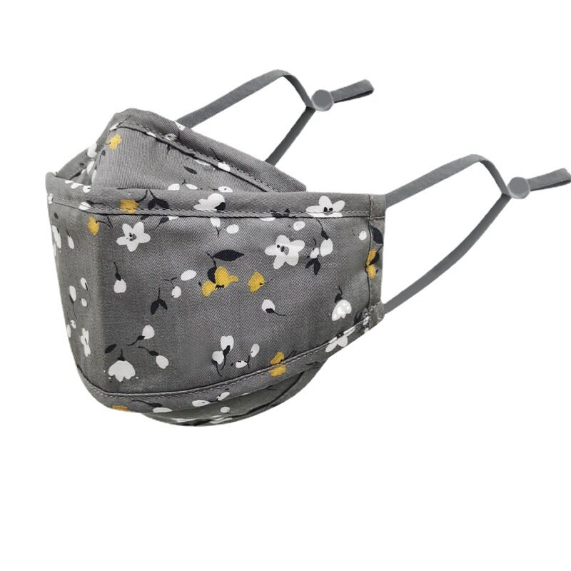 纯棉口罩韩版鱼棉布成人韩版3d立体轻薄透气口罩