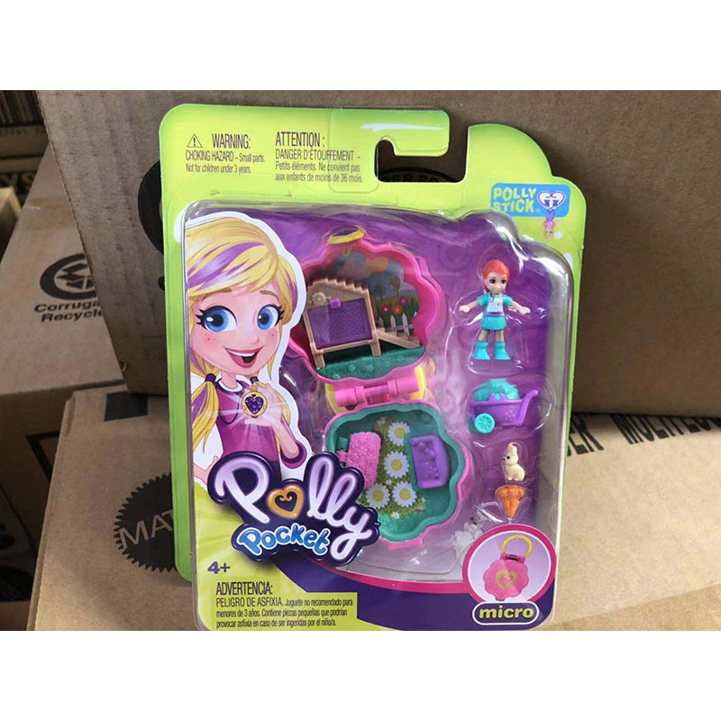 fry29 正版 pocket迷你波莉之小小世界宝盒 polly 女孩新品 玩具