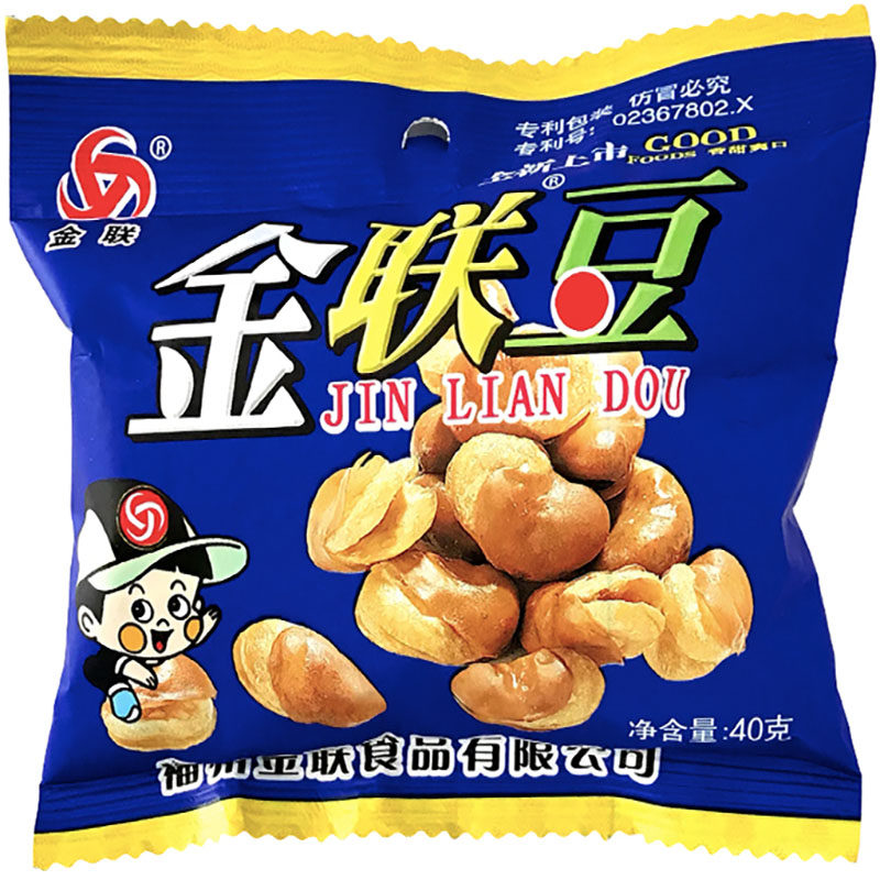金联豆蚕豆怪味胡豆兰花豆坚果炒货零食地方特产小吃蚕豆40克30包