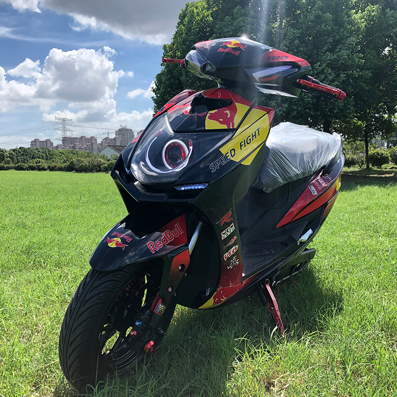 四代目电摩三阳144车架电动车改装油改电电摩72v电动车改装酷车