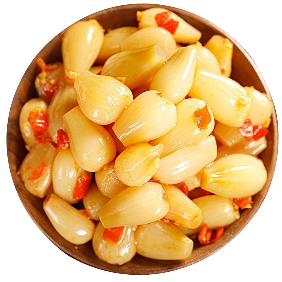 湖南南下饭菜藠蕌头农家新鲜荞头腌制瓶装教头腌制