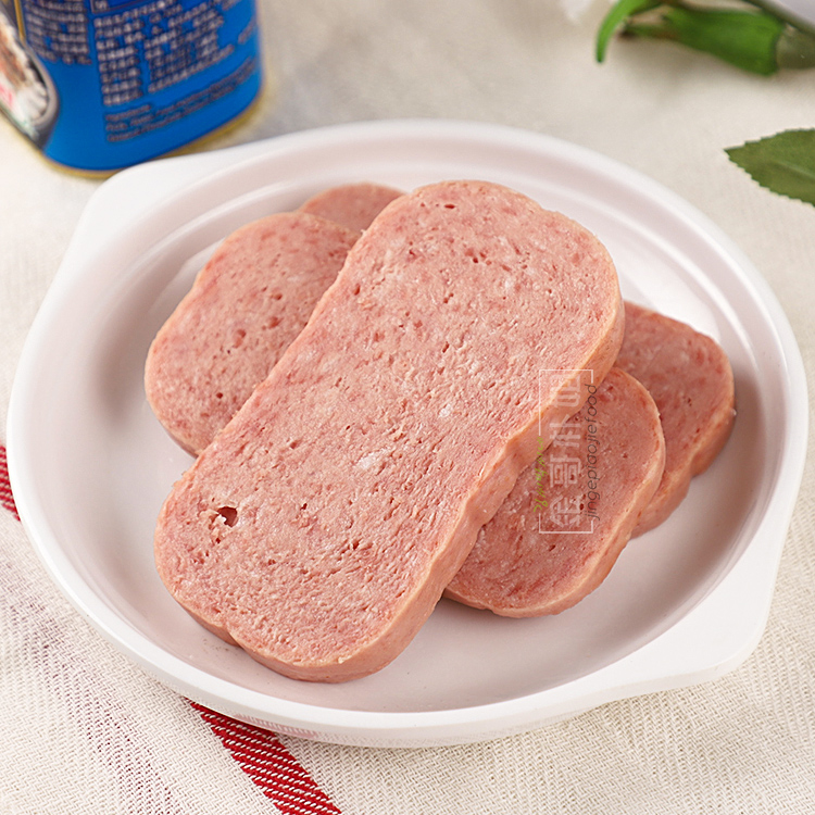 spam世棒午餐肉罐头猪肉罐头4罐 即食泡面火锅三明治用食材荷美尔