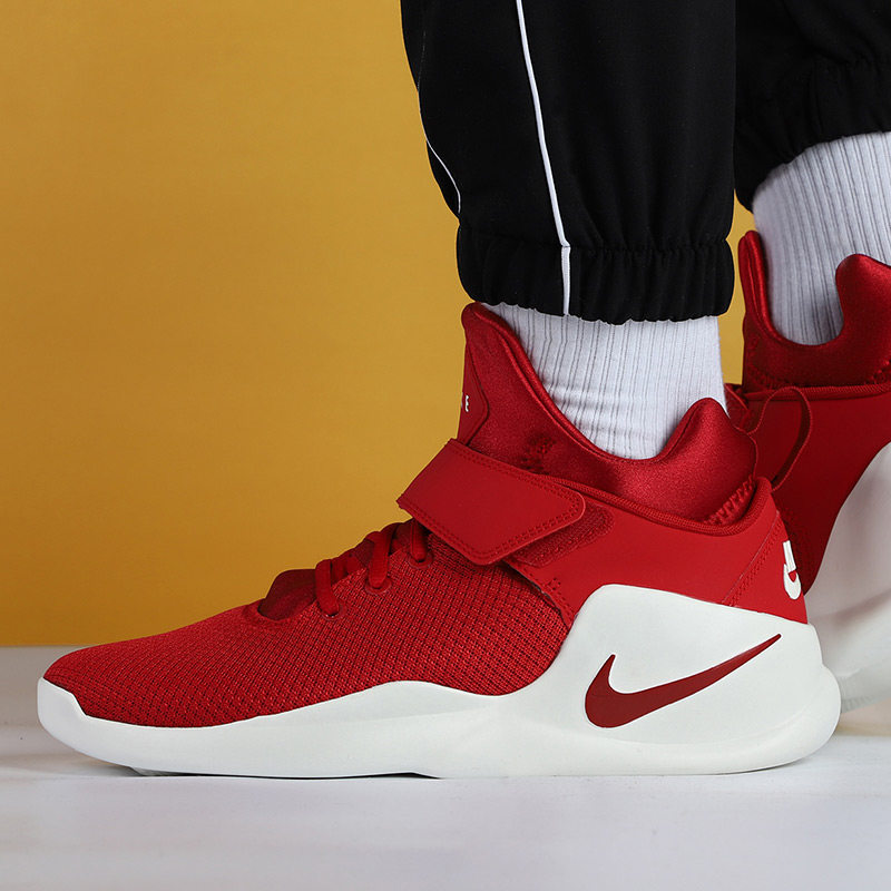 nike耐克男鞋2021回到未来红色篮球球鞋高帮跑步鞋