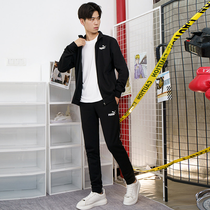 puma彪马运动套装2022春夏新款防风运动服立领运动套装