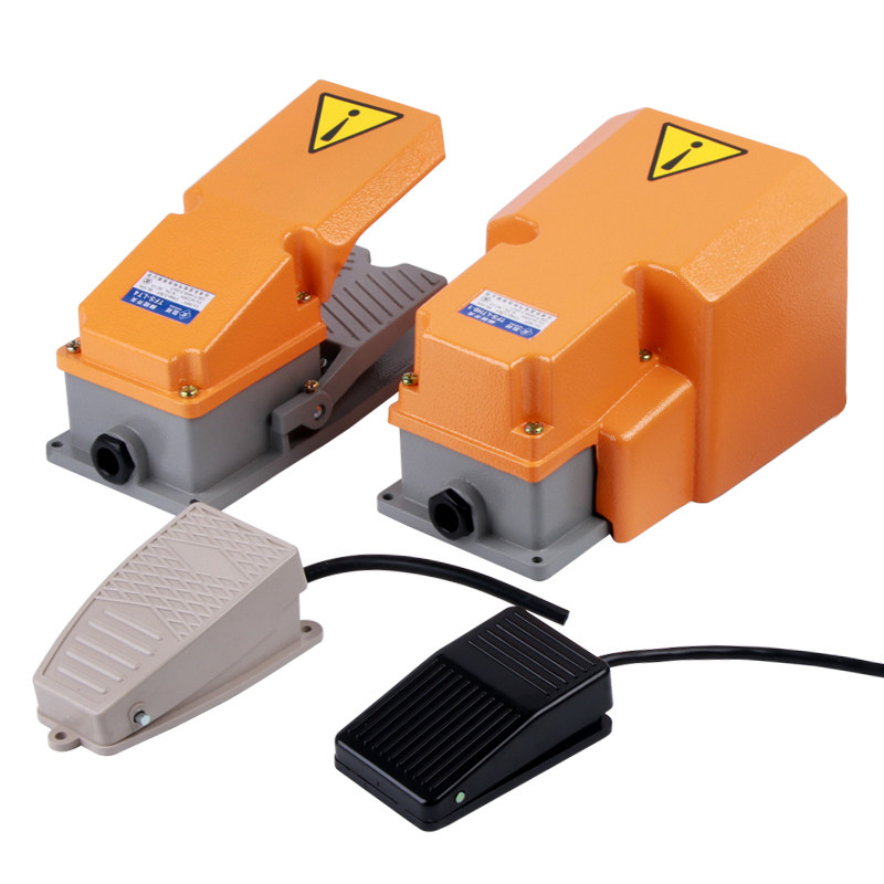 tfs-201铝合金防水脚踏开关控制器双踏双向脚踏开关