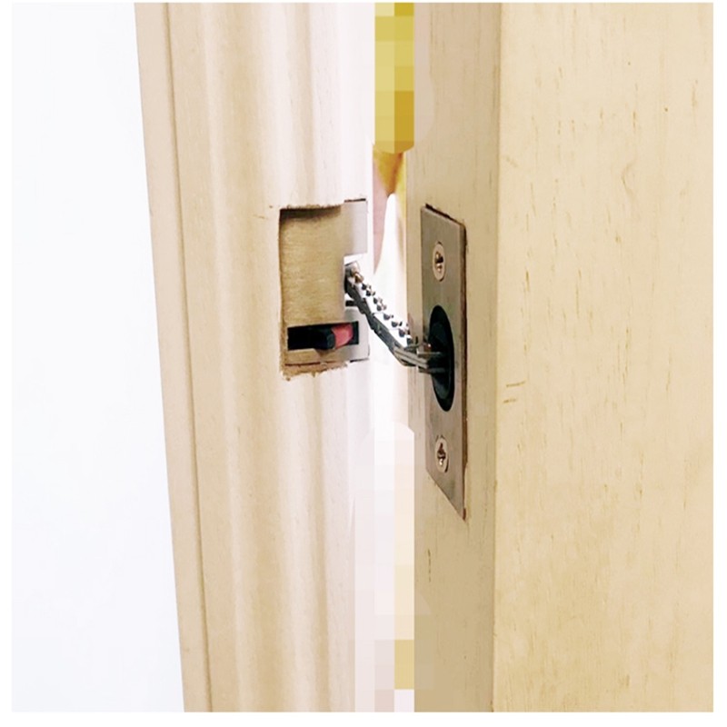 防盗安全暗装门栓门扣门插销家用防盗门门锁锁扣安全链