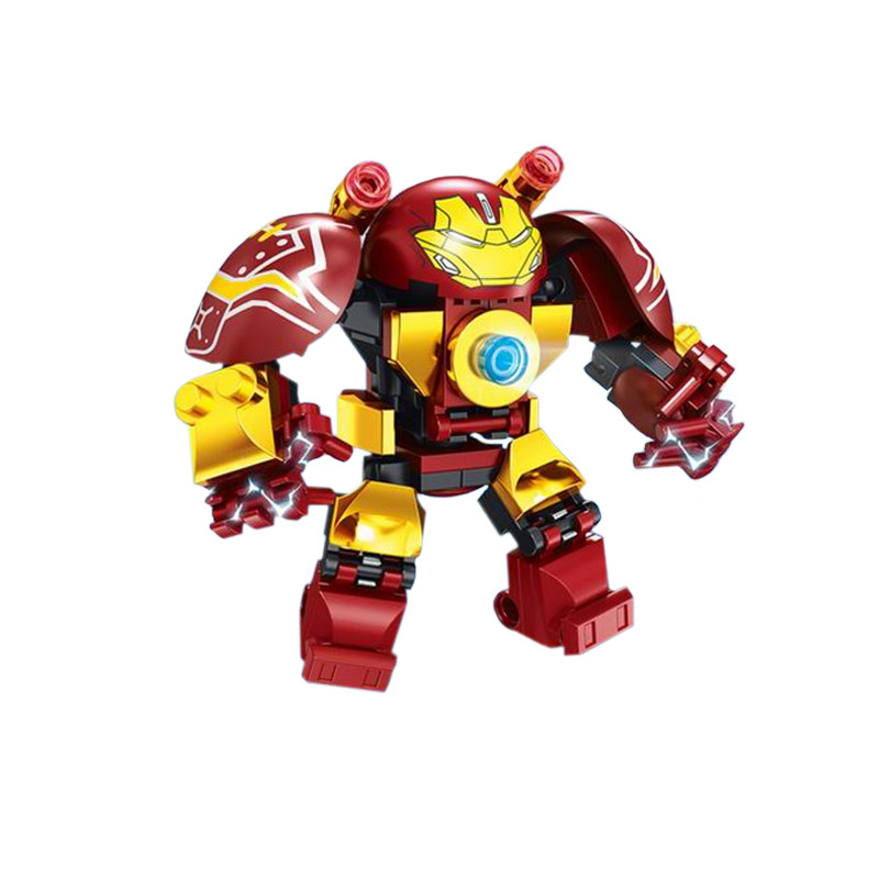 乐高拼装男孩子益智玩具复仇者积木联盟钢铁机建构