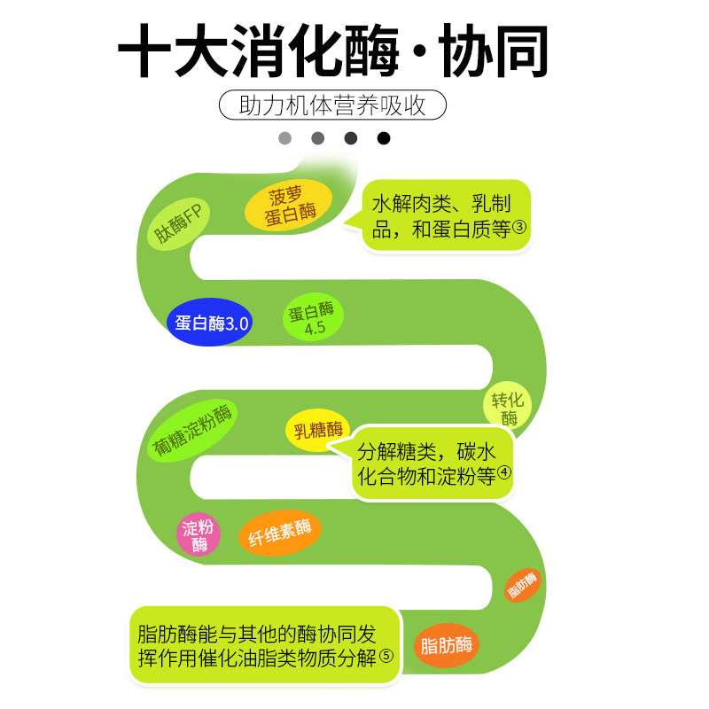 美国amway安利纽崔莱消化酶胶囊植物酵素进口肠胃酵素
