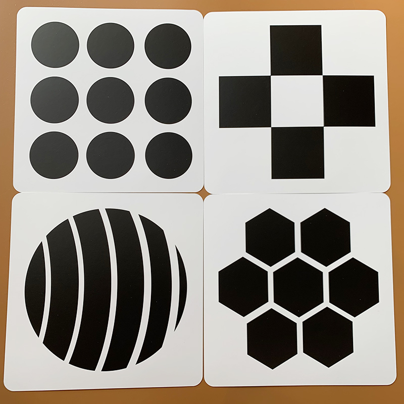 卡片黑白闪卡婴儿早教新生儿视觉玩具启蒙认知书