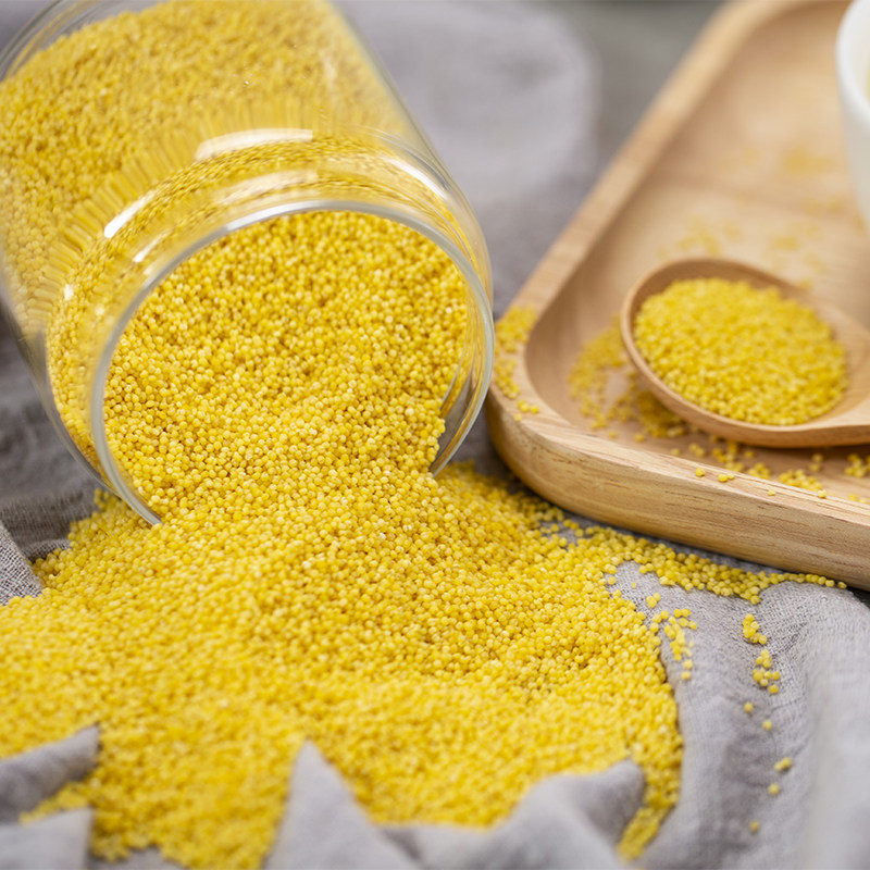 米粥小黄食用五谷杂粮小米黄小米有机1kgx2谷物每日小米