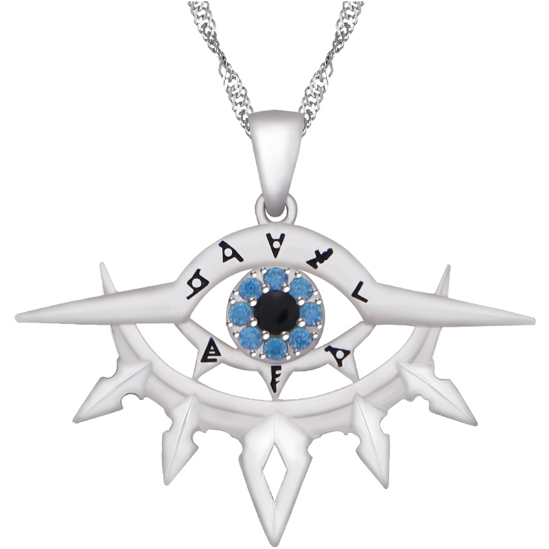 漫导士原创设计恶魔之眼吊坠s925项链神话传说二次元动漫手表