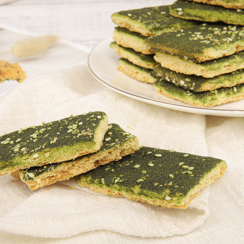 华点海芝麻300g苔条上海特产传统咸味怀旧零食中式糕点