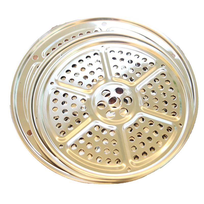 不锈钢蒸片家用加厚蒸篦蒸帘蒸盘蒸锅炒锅隔层蒸格