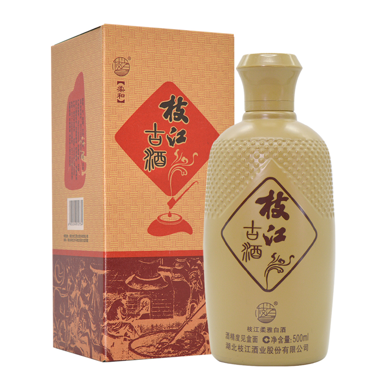 2016年老酒42度枝江古酒柔和淡雅白酒整箱6瓶其他酒类