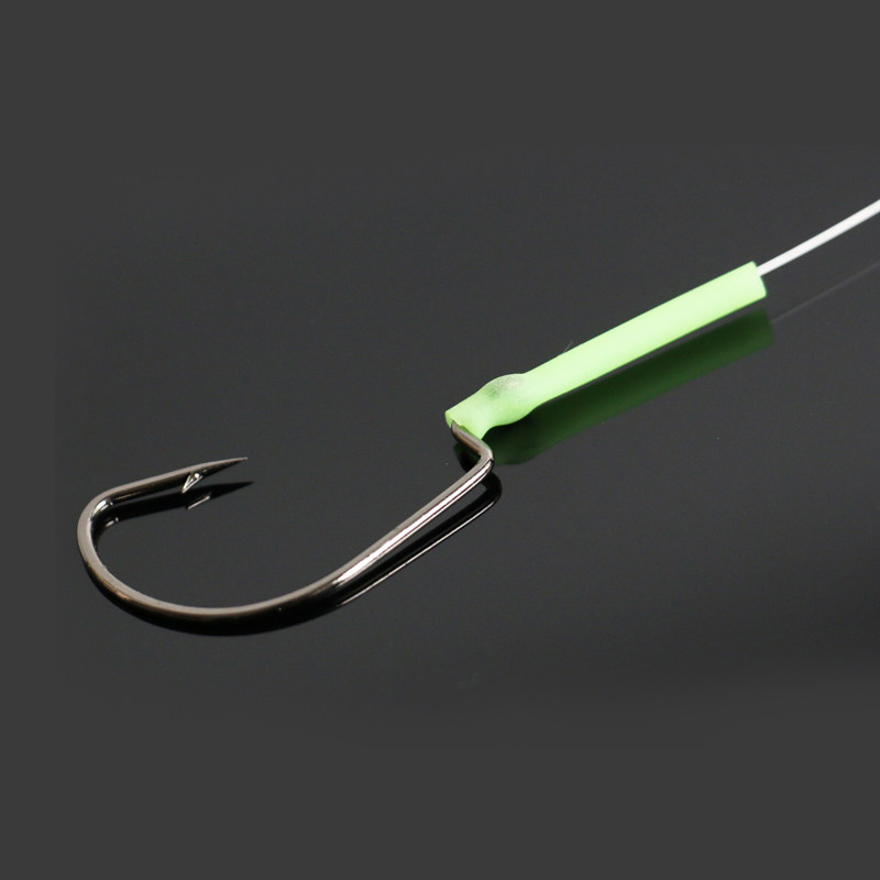 新品黑鱼鱼钩黄鱼钩鲈鱼船钓宽腹海钓绑钩管套手鱼钩