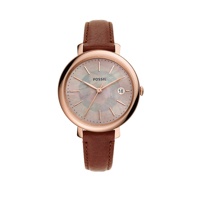 新年礼物fossil化石手表女小众轻奢2021年新款高级感石英腕表