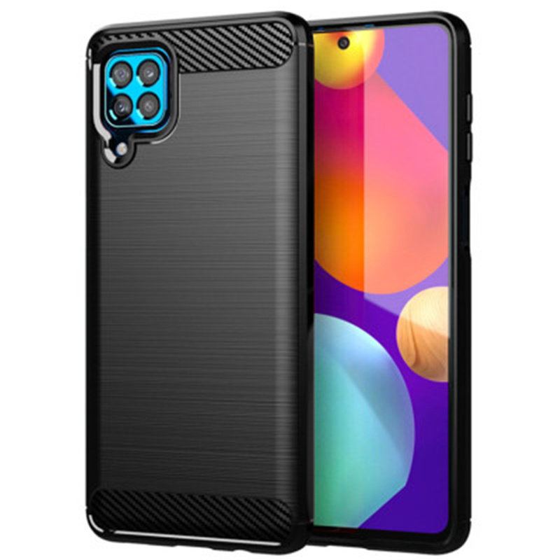 适用三星galaxym62手机机壳f62雷霆防摔保护套碳纤维手机保护套
