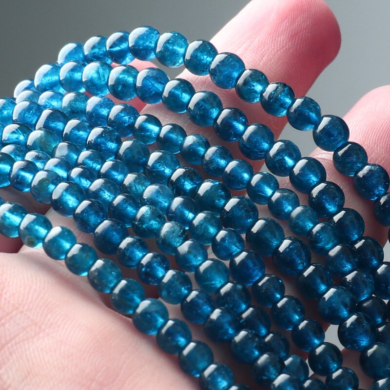 天然稀有高品质磷灰石手链单圈女款时尚情侣生日礼物手链