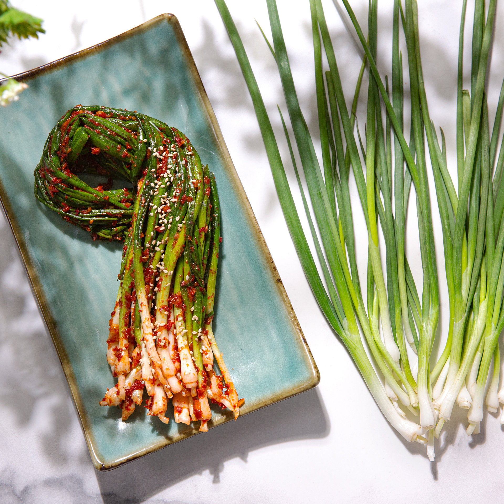 东北特产美食泡菜小香葱韩国辣葱正宗腌制泡菜小葱榨菜下饭菜500g