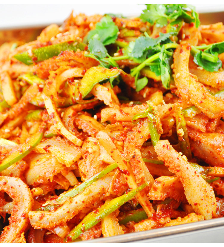 拌菜佳木斯拌肚朝鲜族新鲜冷面面馆凉拌牛肚3袋腌制