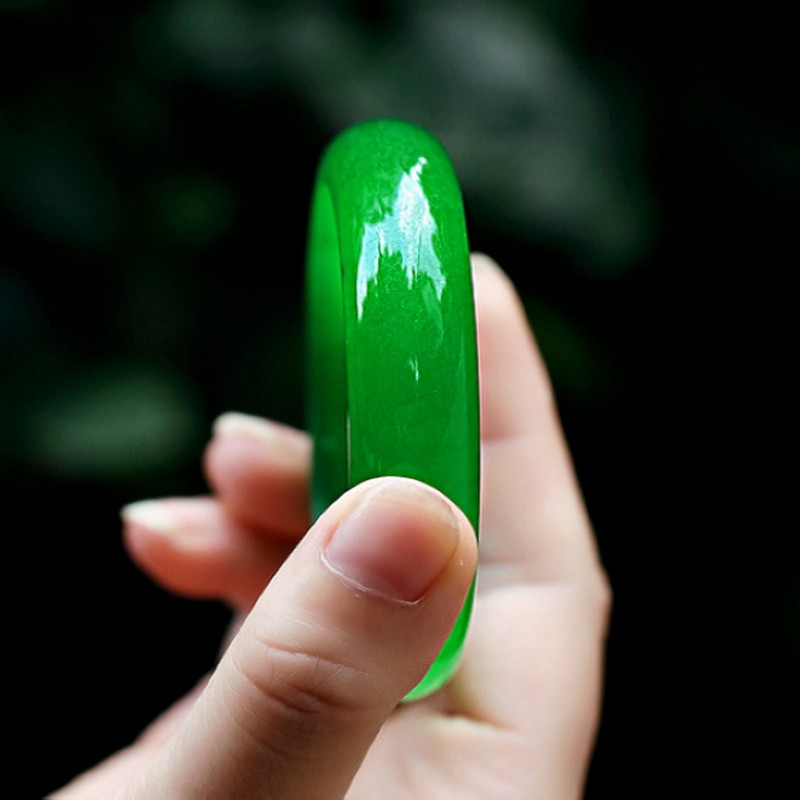 天然和田玉手镯翡翠绿手镯碧玉手镯金丝玉手镯