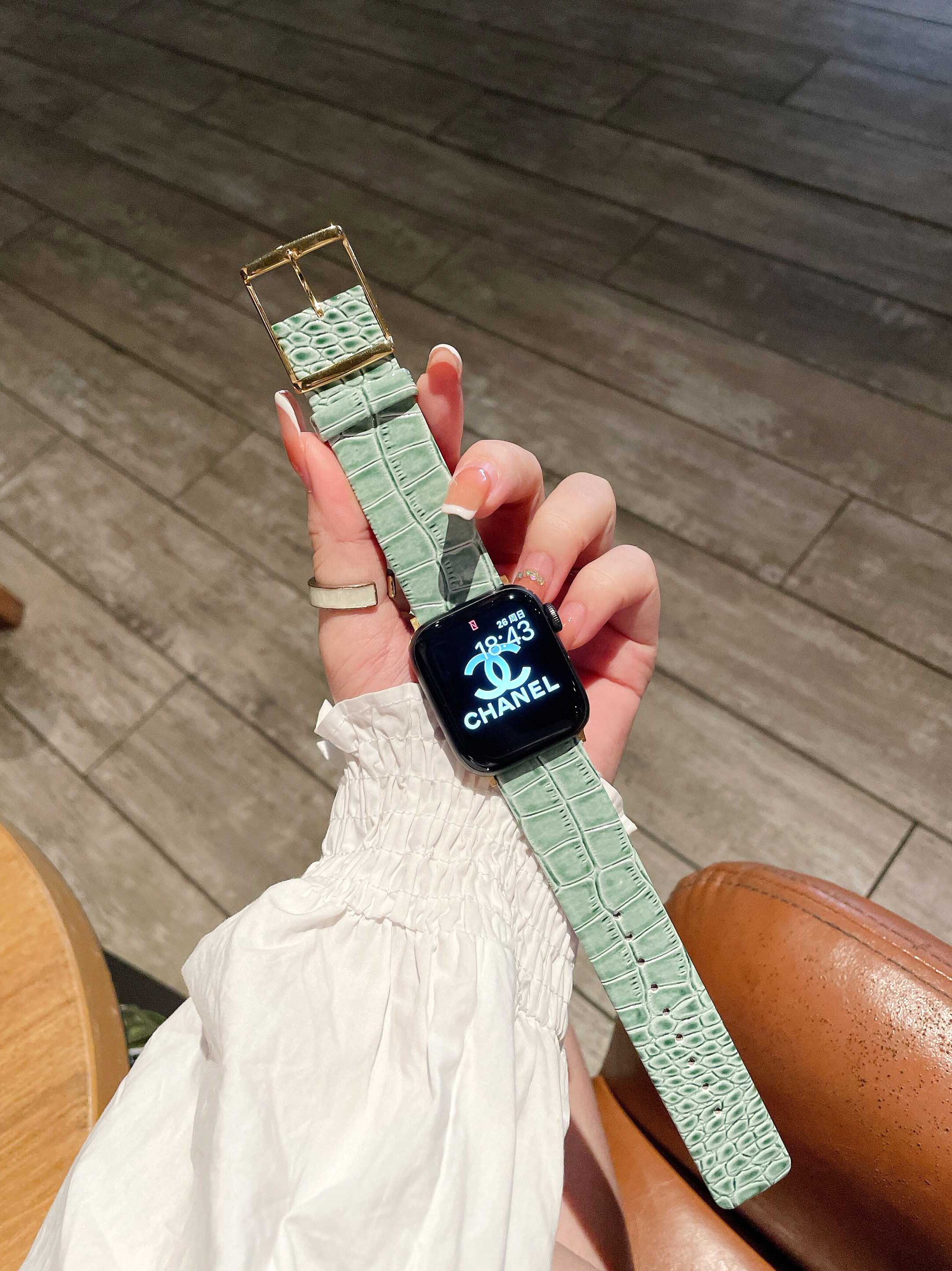 baoni适用华为fit表带男女真皮国风彩色watchfit智能手表手环表带