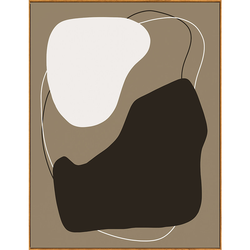 灵感北欧极简赤贫侘寂装饰画客厅墙挂画抽象艺术现代装饰画