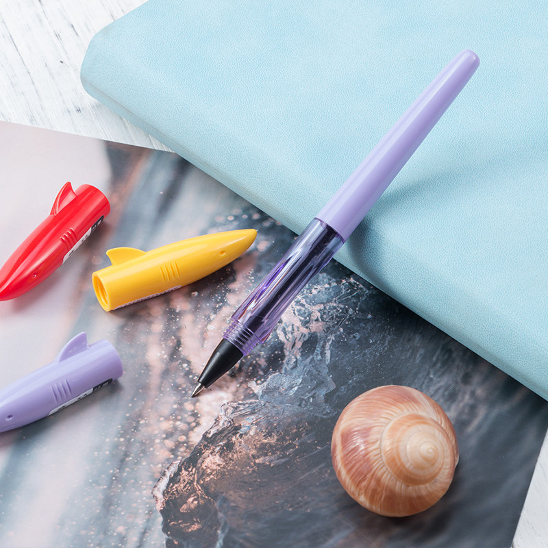 司机笔店鲨鱼流线型中性笔防水不洇接近中油油笔中性笔