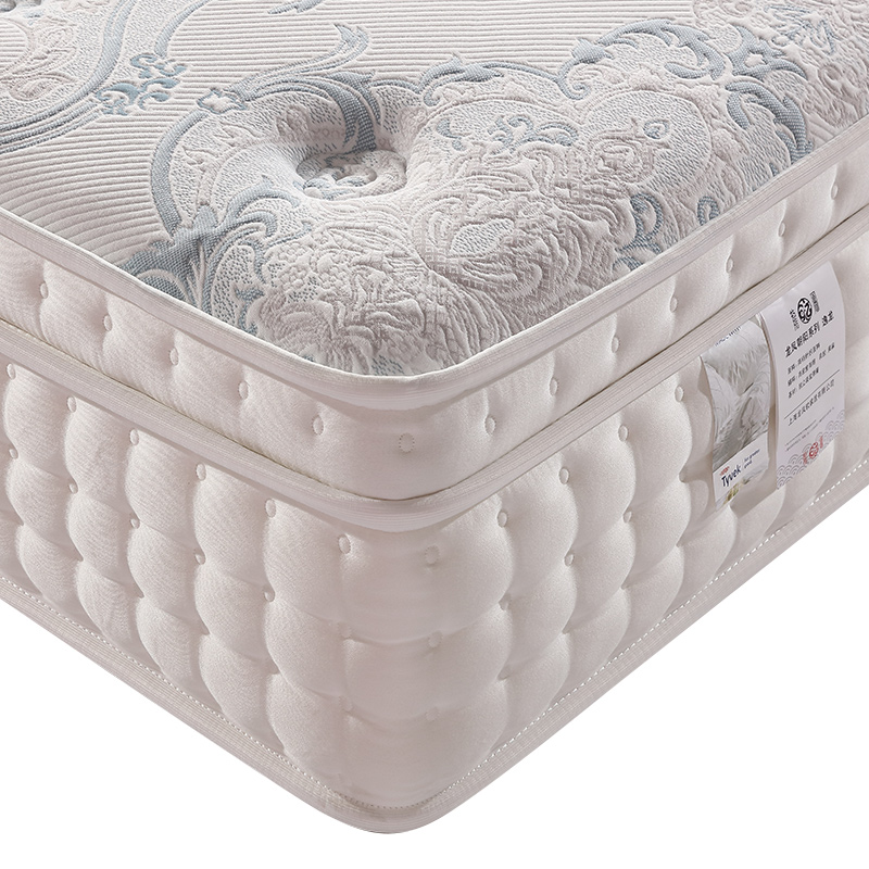 床垫龙凤床垫静音弹簧软硬适中国风国潮黄麻乳胶复合床垫