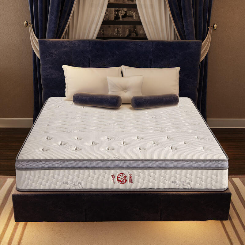 龙凤床垫 乳胶 独立静音弹簧席梦思 椰棕1.8米加硬床垫 旗舰2型
