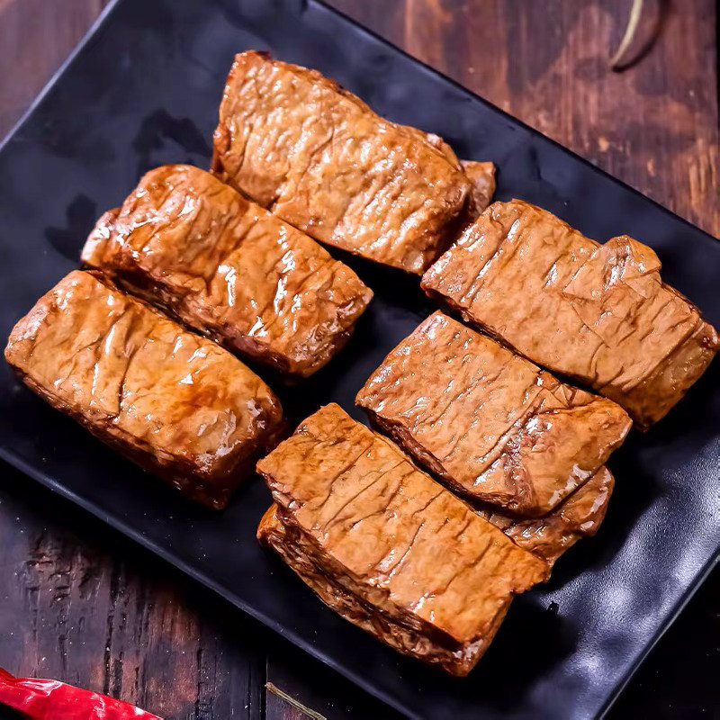 手撕重工素肉300g卤味素食大豆蛋白制品营养人造肉